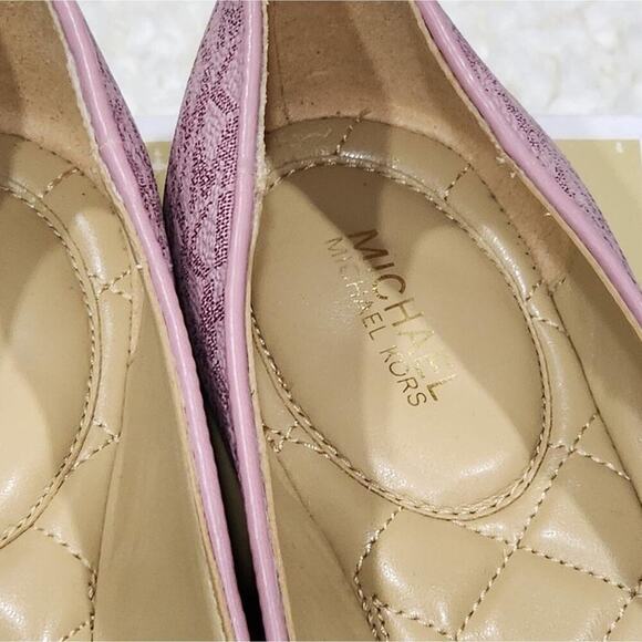Michael Kors Jilly ballet flats in royal pink logo size 9.5 new!!! - Picture 9 of 13
